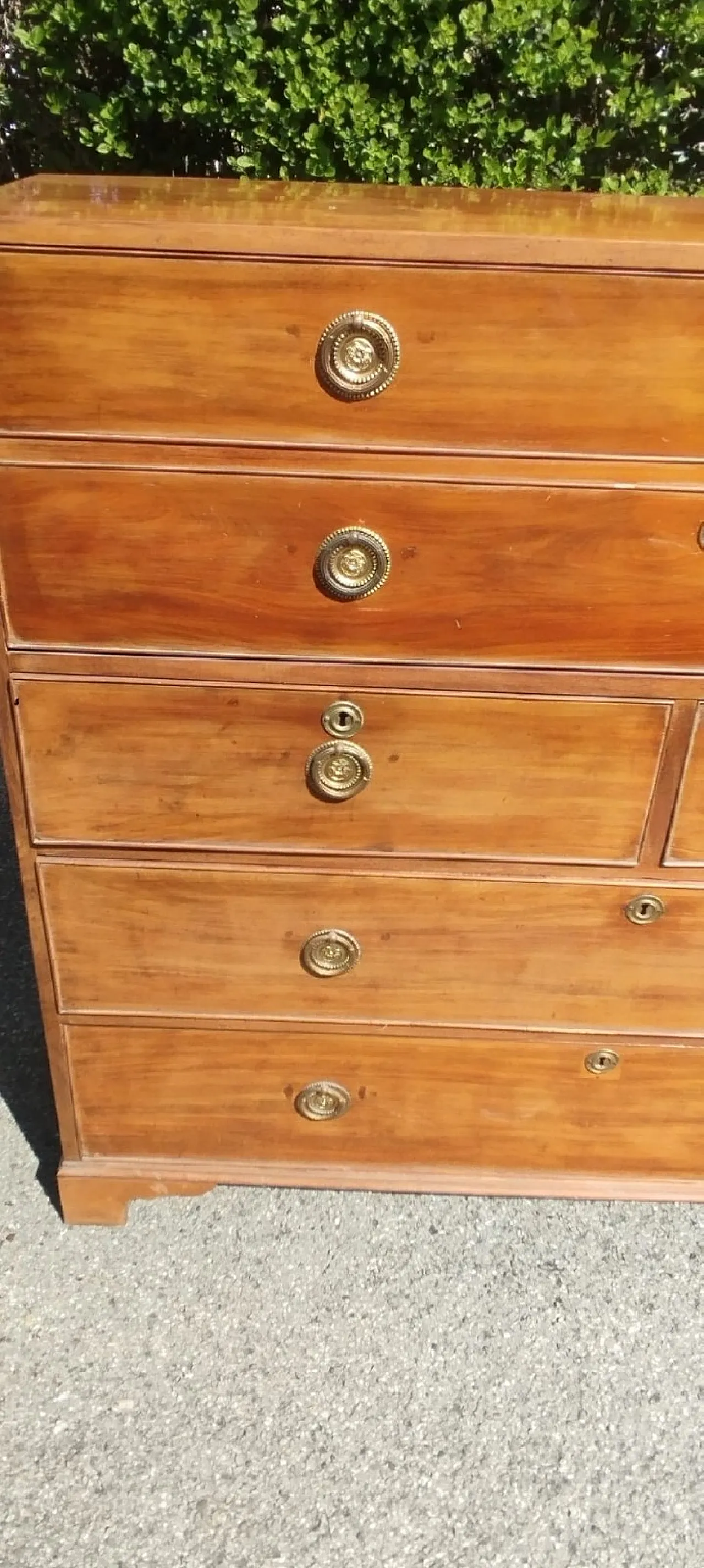 Cassettiera con scrittoio a ribalta in mogano Giorgio III, '800 15