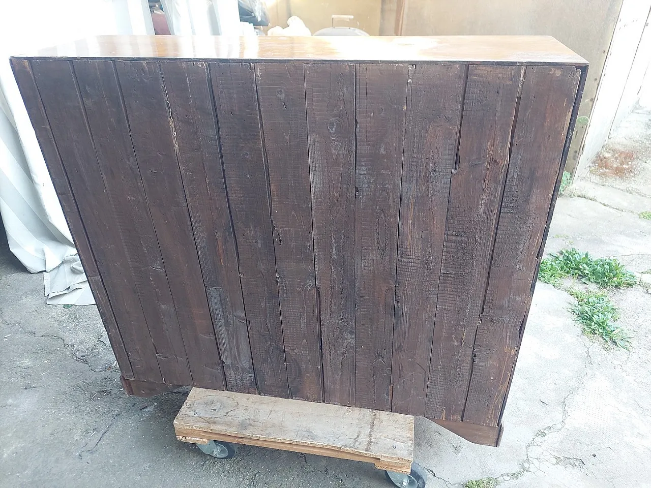 Cassettiera con scrittoio a ribalta in mogano Giorgio III, '800 18