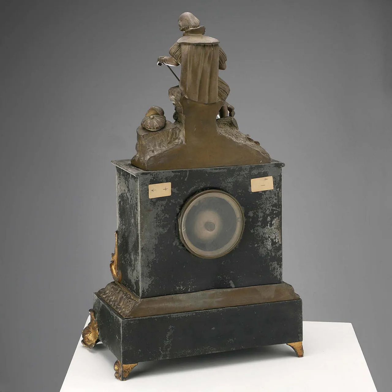Countertop clock in Antimony, 20th century 4