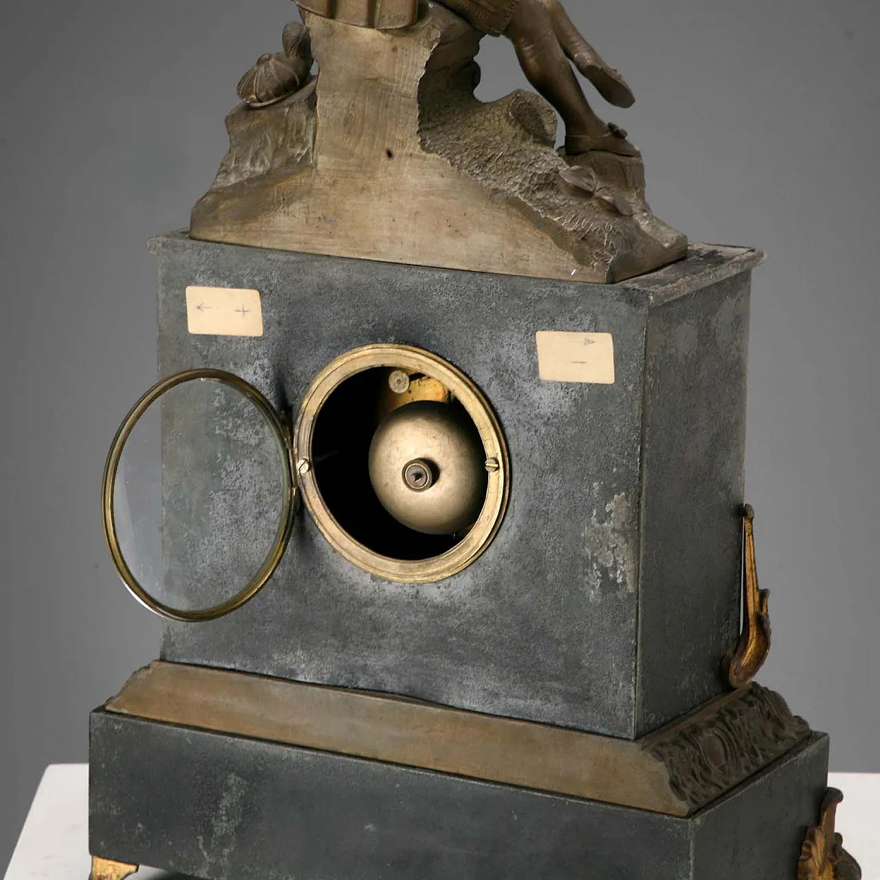 Countertop clock in Antimony, 20th century 5