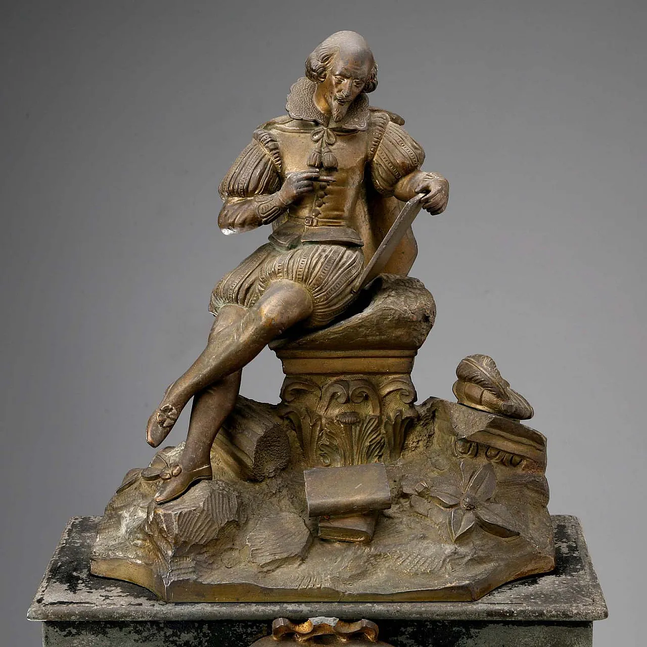 Countertop clock in Antimony, 20th century 8