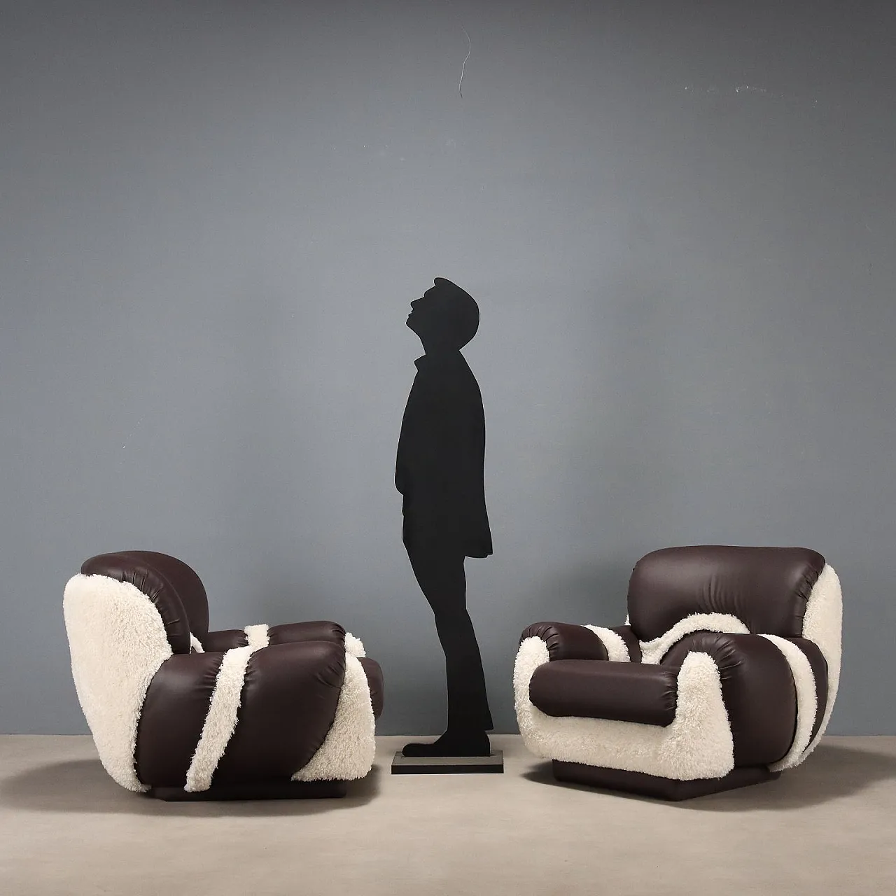 Pair of armchairs, 1970s 2