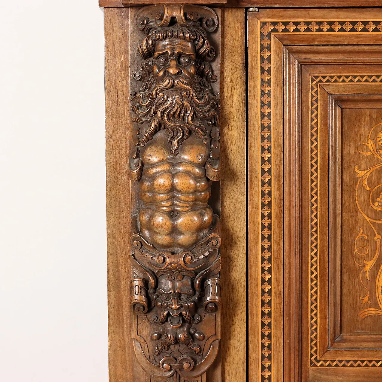 Neo-Renaissance sideboard, 20th century 8