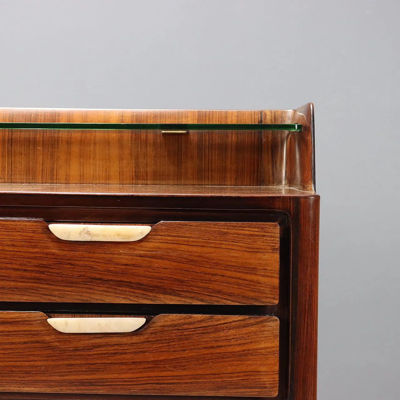 Mobile in legno a cassetti, metà '900 6