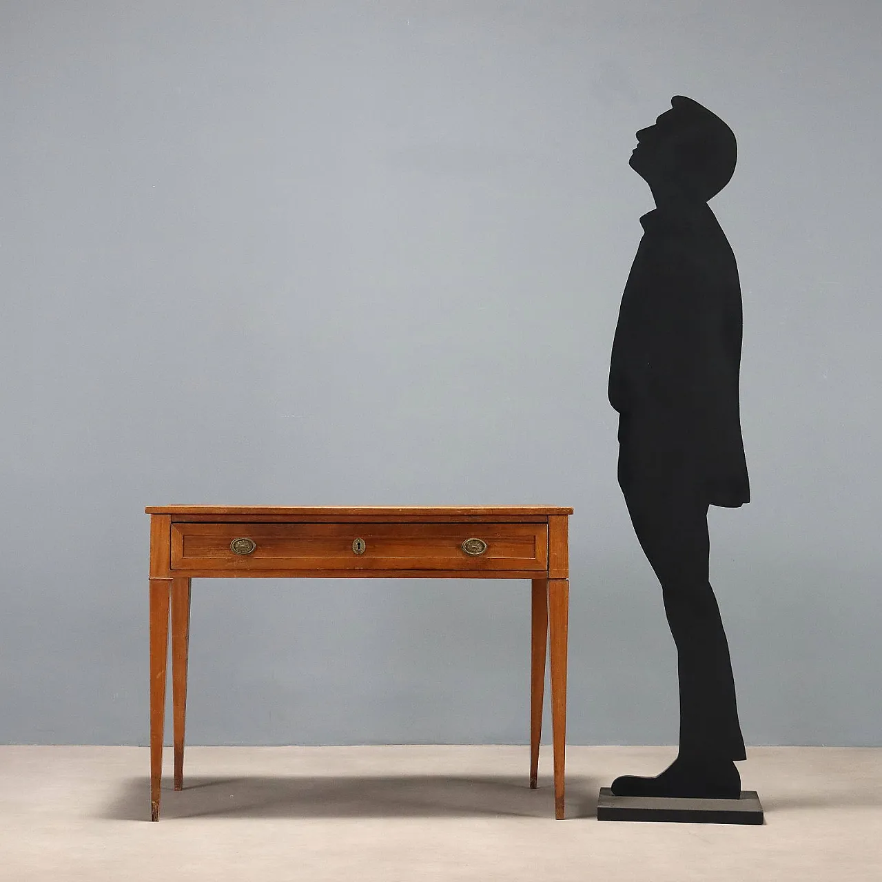 Scrivania Direttorio in mogano, abete e metallo dorato, primo '800 3