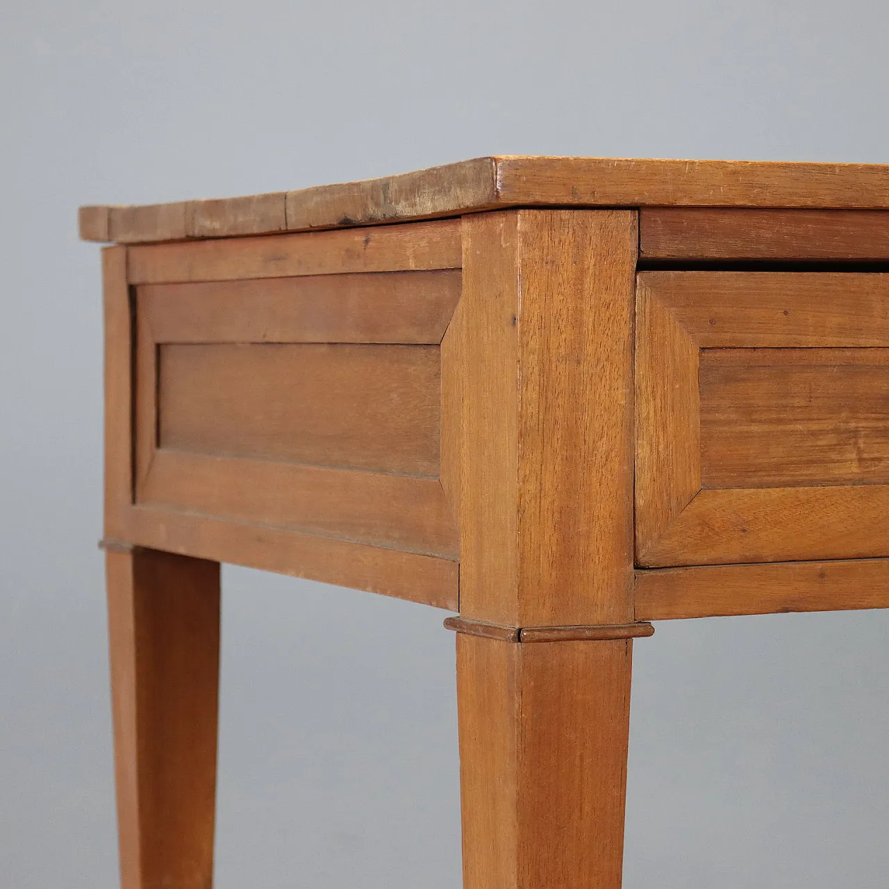 Scrivania Direttorio in mogano, abete e metallo dorato, primo '800 5