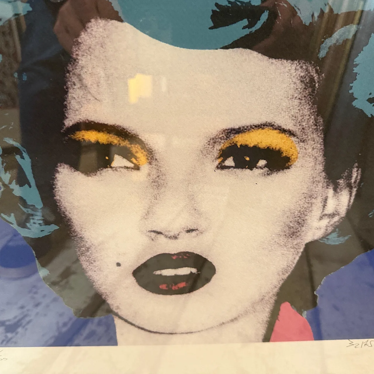 Litografia di Banksy con cornice di Kate Moss 30/60, anni 2000 5