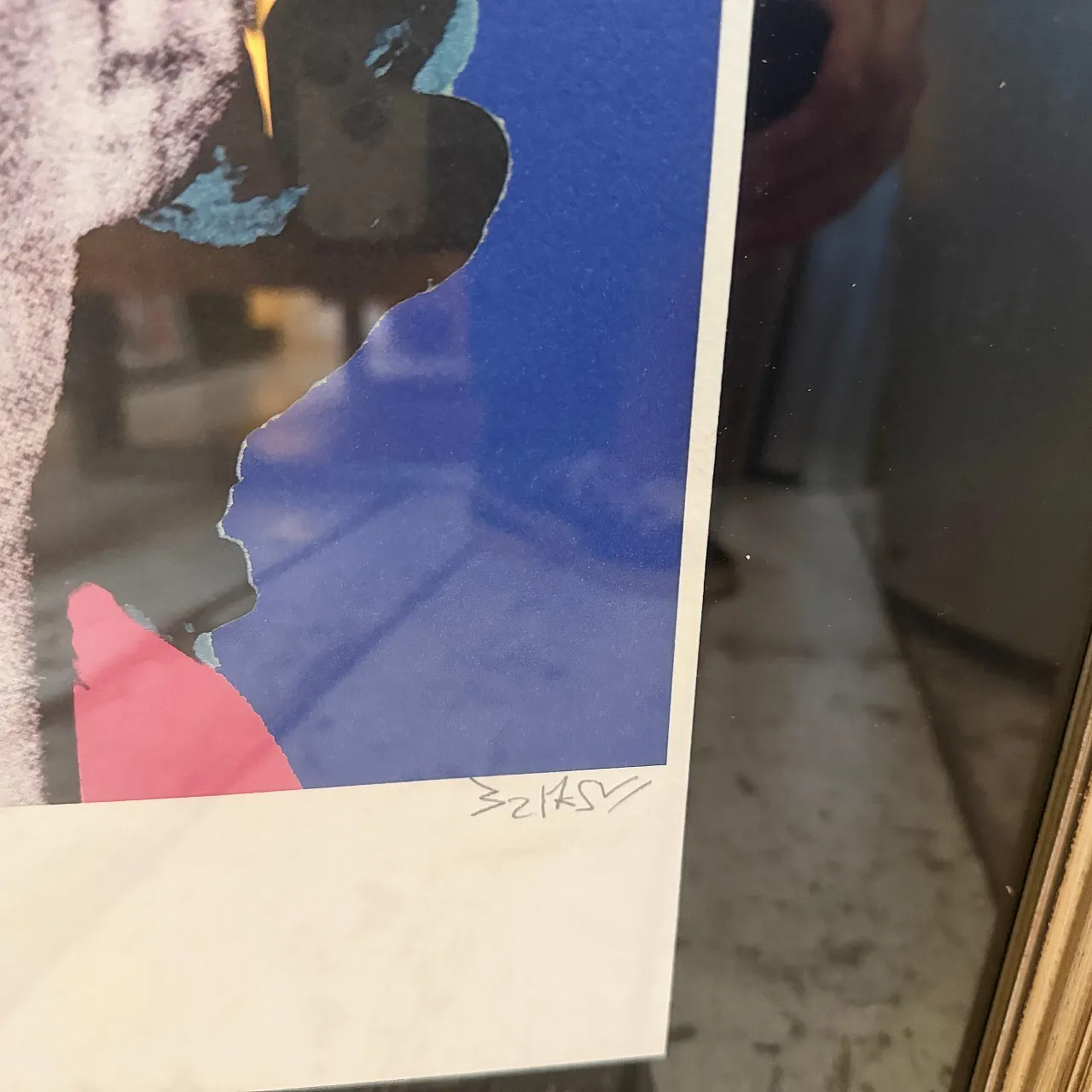 Litografia di Banksy con cornice di Kate Moss 30/60, anni 2000 10