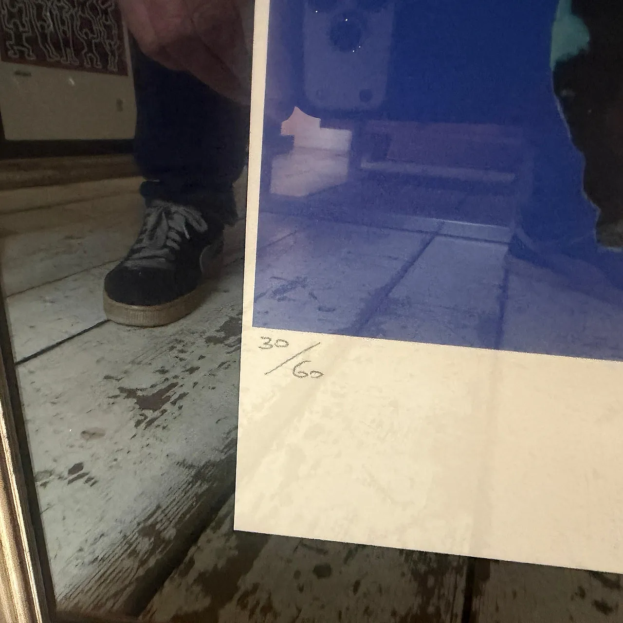 Litografia di Banksy con cornice di Kate Moss 30/60, anni 2000 11