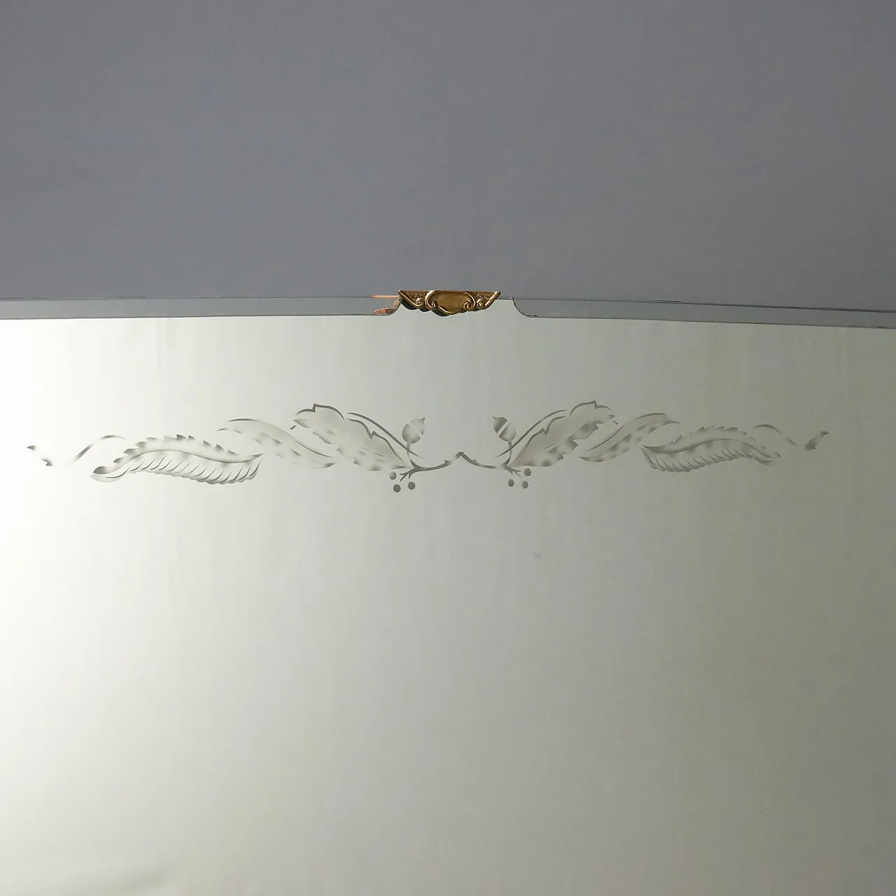 Mobile impiallacciato in larice e piano in vetro, '900 7