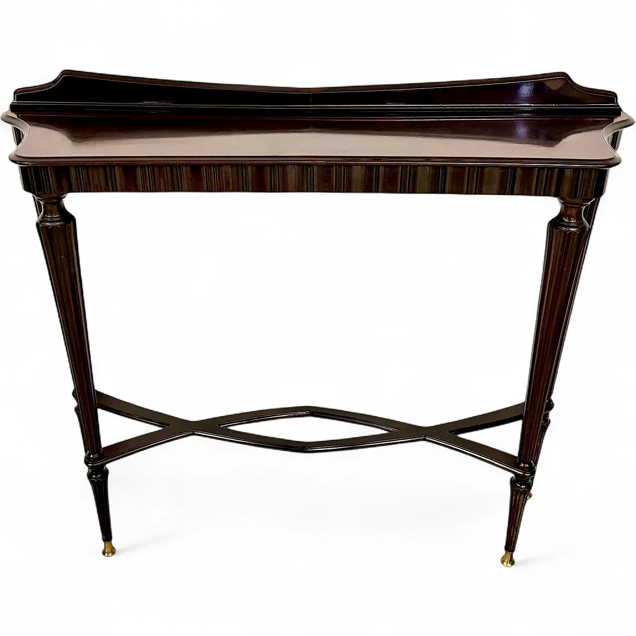 Ebonized Beech Console Table, 1960s 14