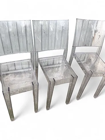 3 sedie La Marie di Philippe Starck per Kartell, anni 2000