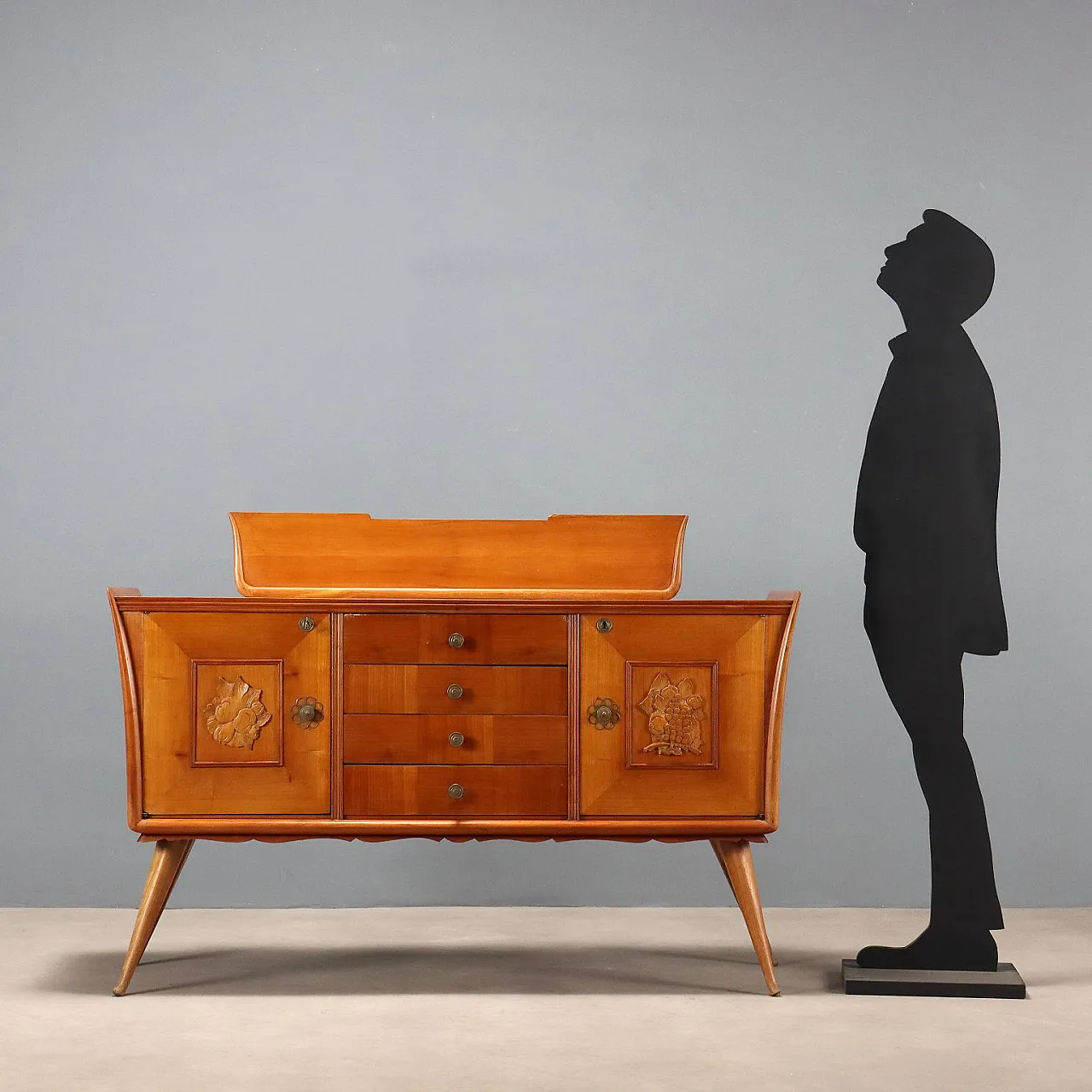 Mobile buffet in legno, anni '50 3