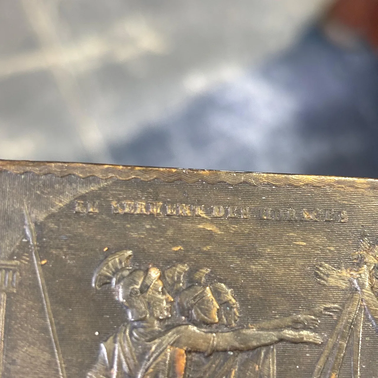 Bone snuffbox, Oath of the Horatii, '600 2