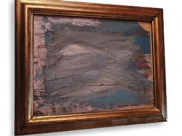 Quadro Pittura astratta pennellate dinamiche, anni '70