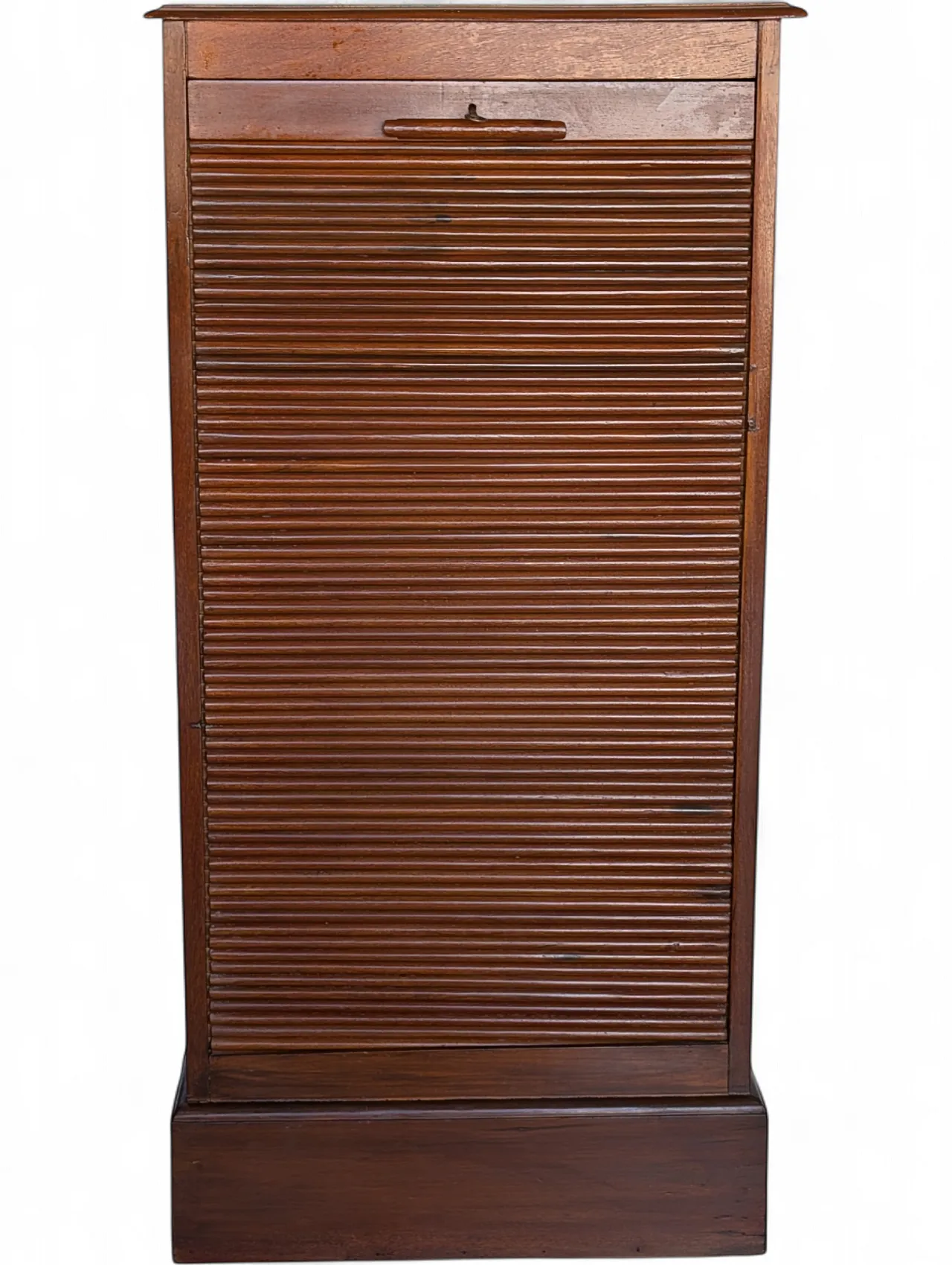 Solid wood filing cabinet with shutter, 1940s/50s 7