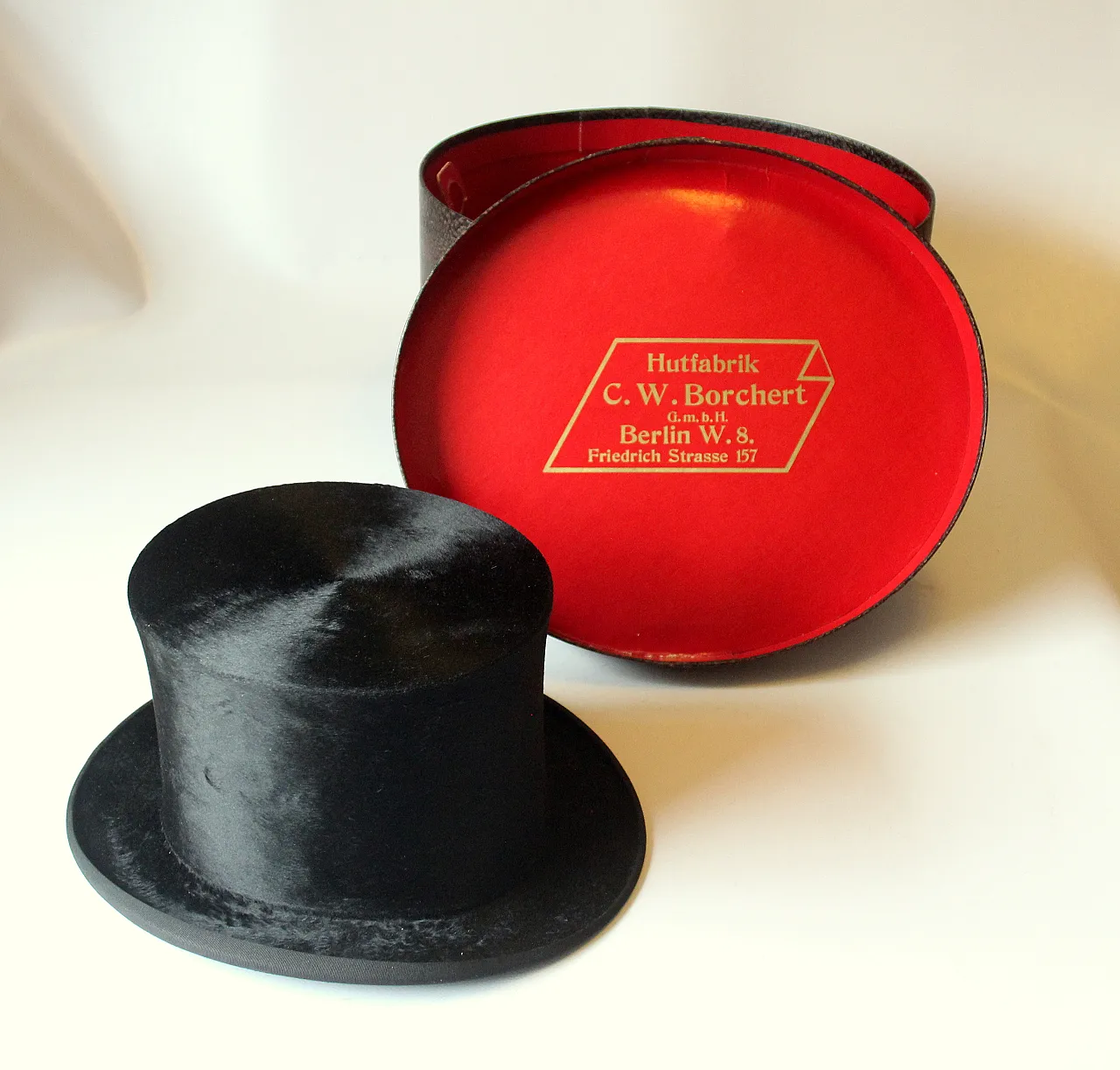 Cappello a cilindro nero  di Borchert, Germania, anni '10 2