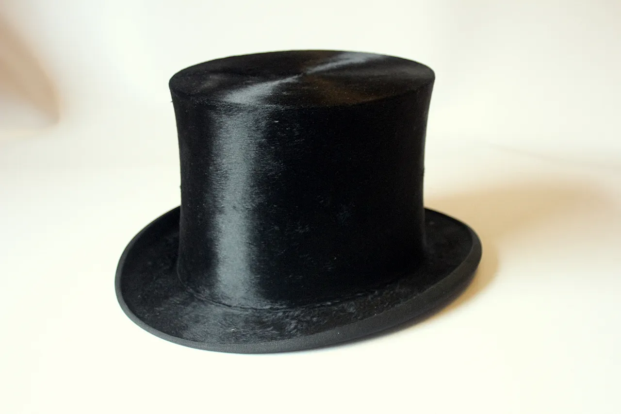 Cappello a cilindro nero  di Borchert, Germania, anni '10 6