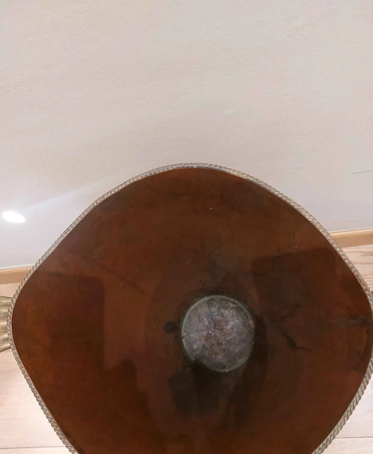 Copper and Brass Umbrella Stand, 1930s 7