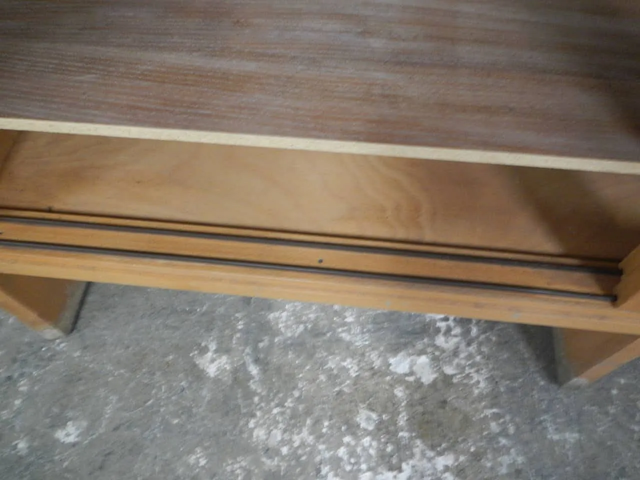 Fir blockboard bookcase 1970 9