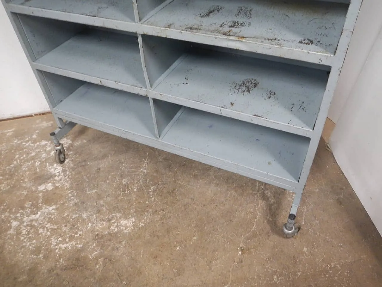 Iron trolley with compartments 1960 9