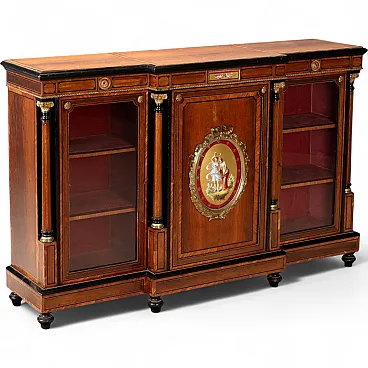 Credenza Vittoriana in palissandro e bois de rose, '800