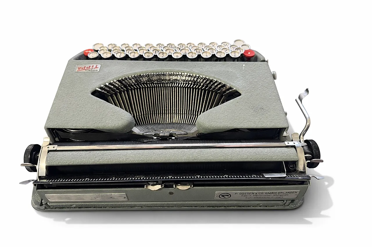 Macchina da scrivere Gossen Tippa, anni ‘50 3