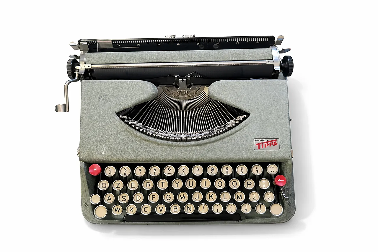 Macchina da scrivere Gossen Tippa, anni ‘50 7