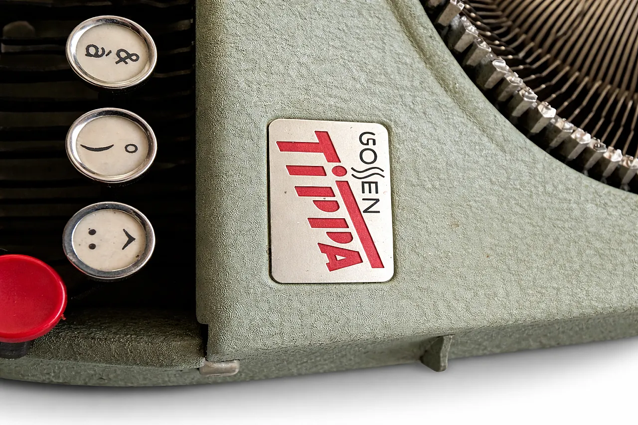 Macchina da scrivere Gossen Tippa, anni ‘50 9