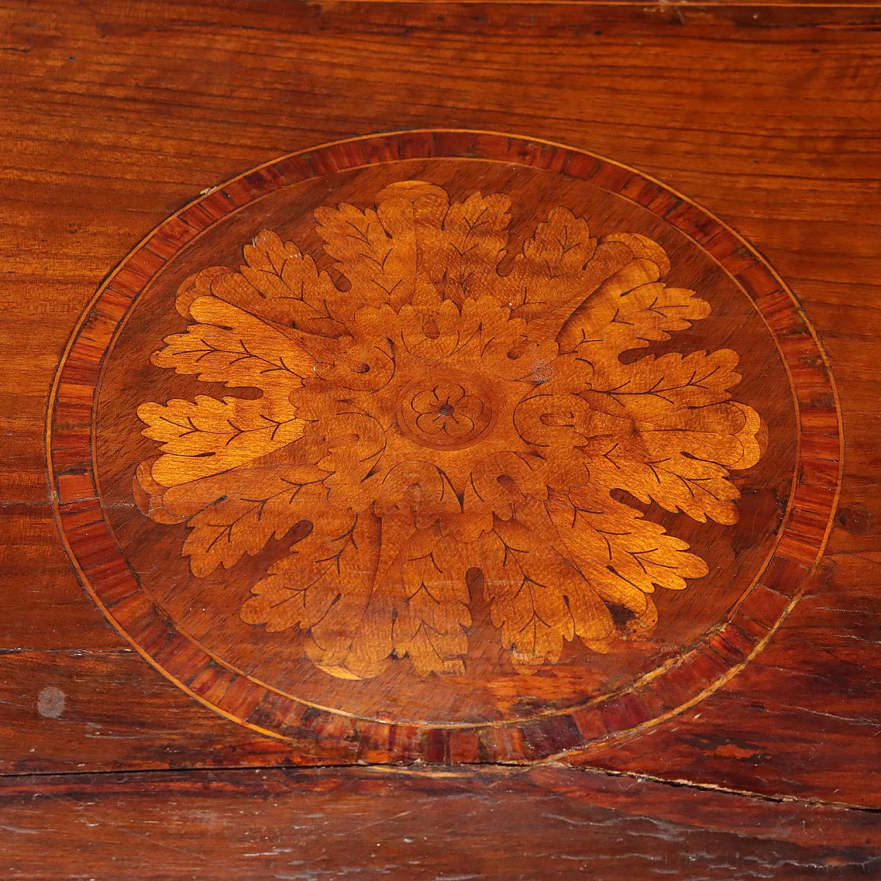 Comodino Neoclassico in noce, fine '700 5