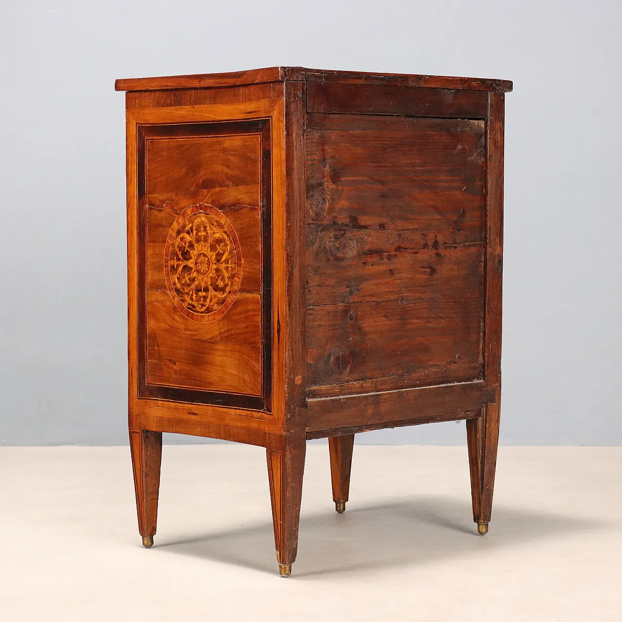 Comodino Neoclassico in noce, fine '700 10