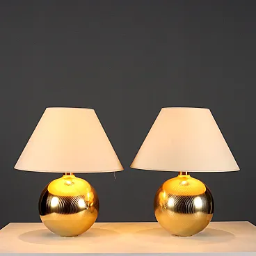 Coppia di lampade da tavolo, '900