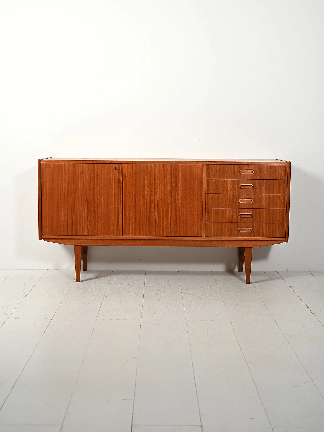 Scandinavian teak sideboard from the 1950s and 1960s 2