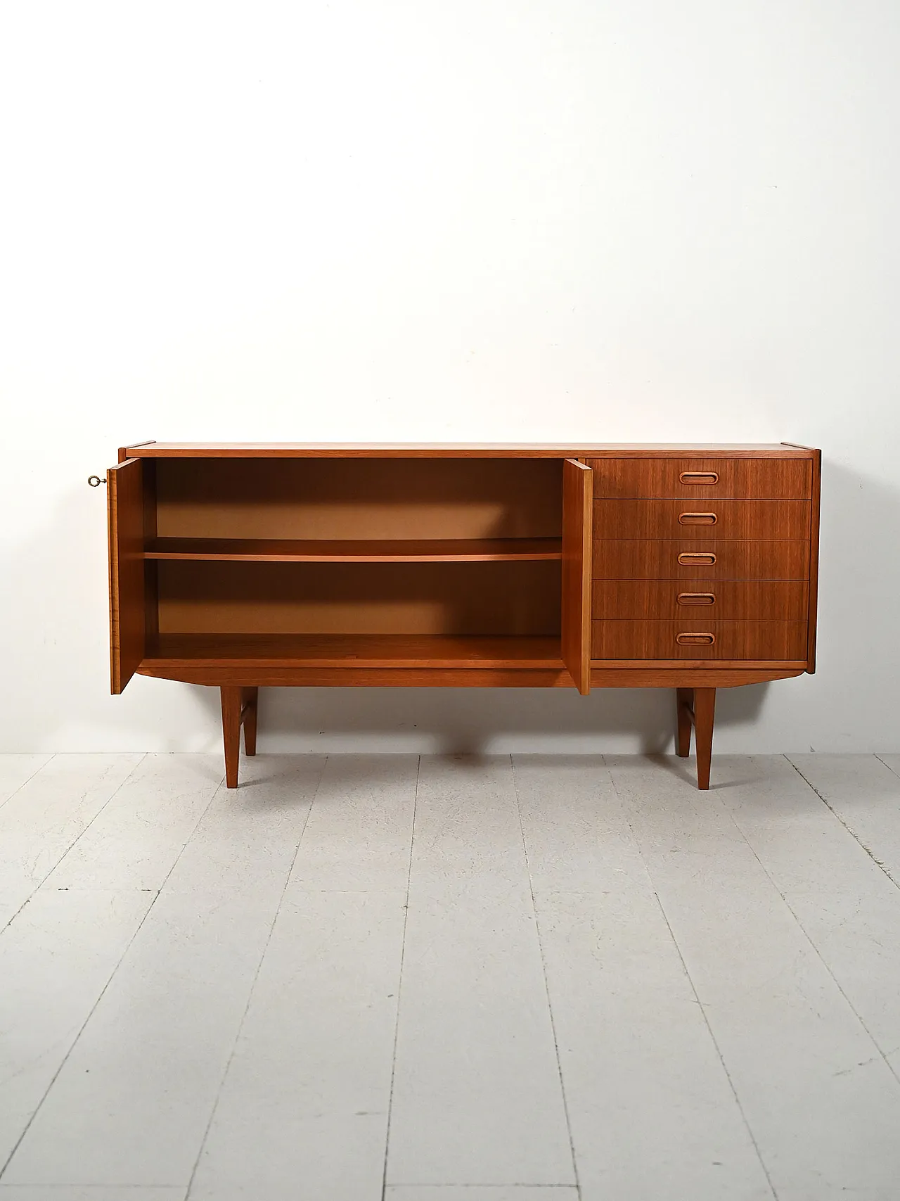 Scandinavian teak sideboard from the 1950s and 1960s 3