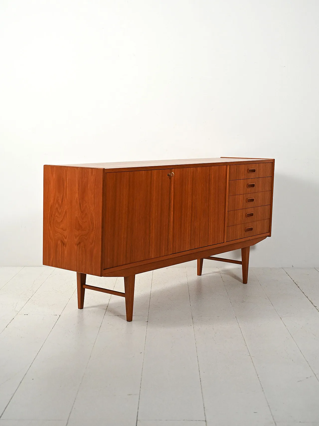 Scandinavian teak sideboard from the 1950s and 1960s 4