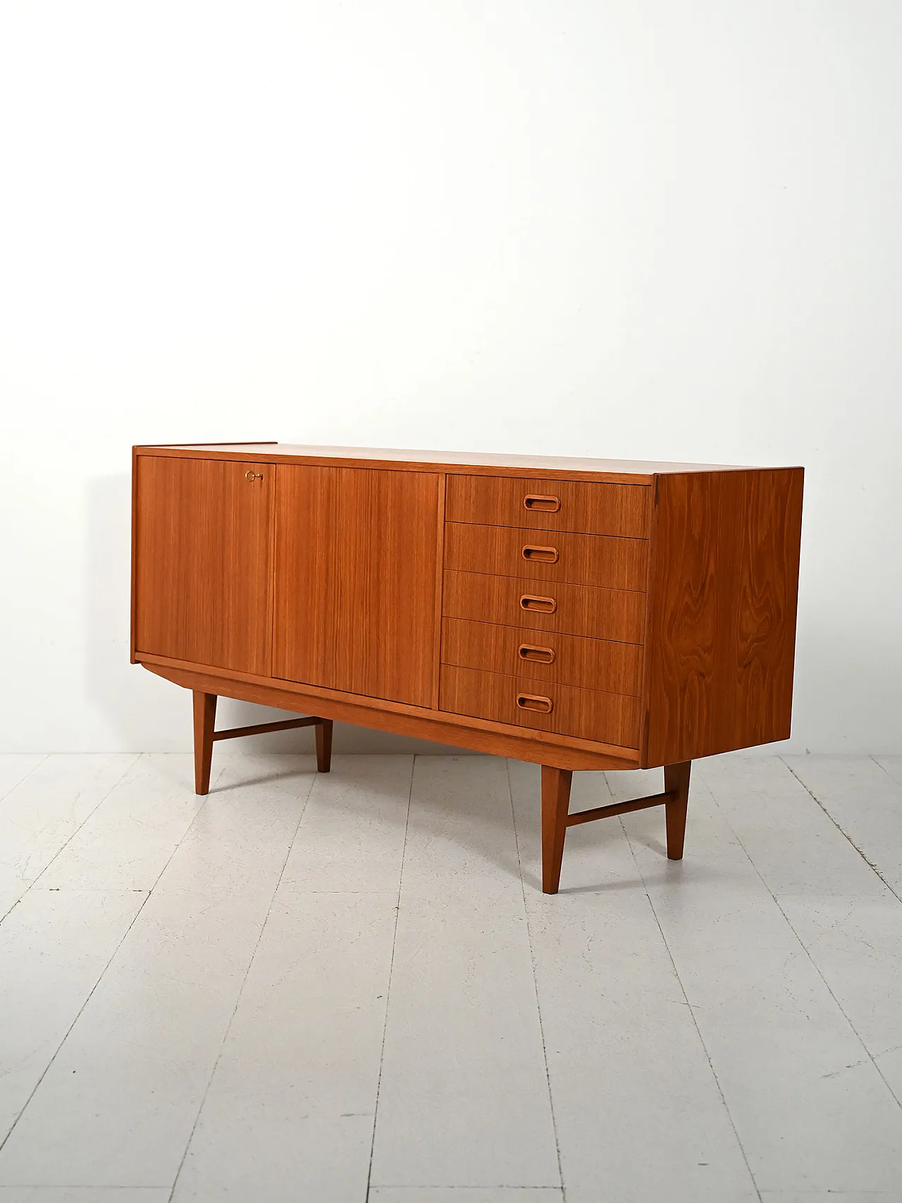 Scandinavian teak sideboard from the 1950s and 1960s 5