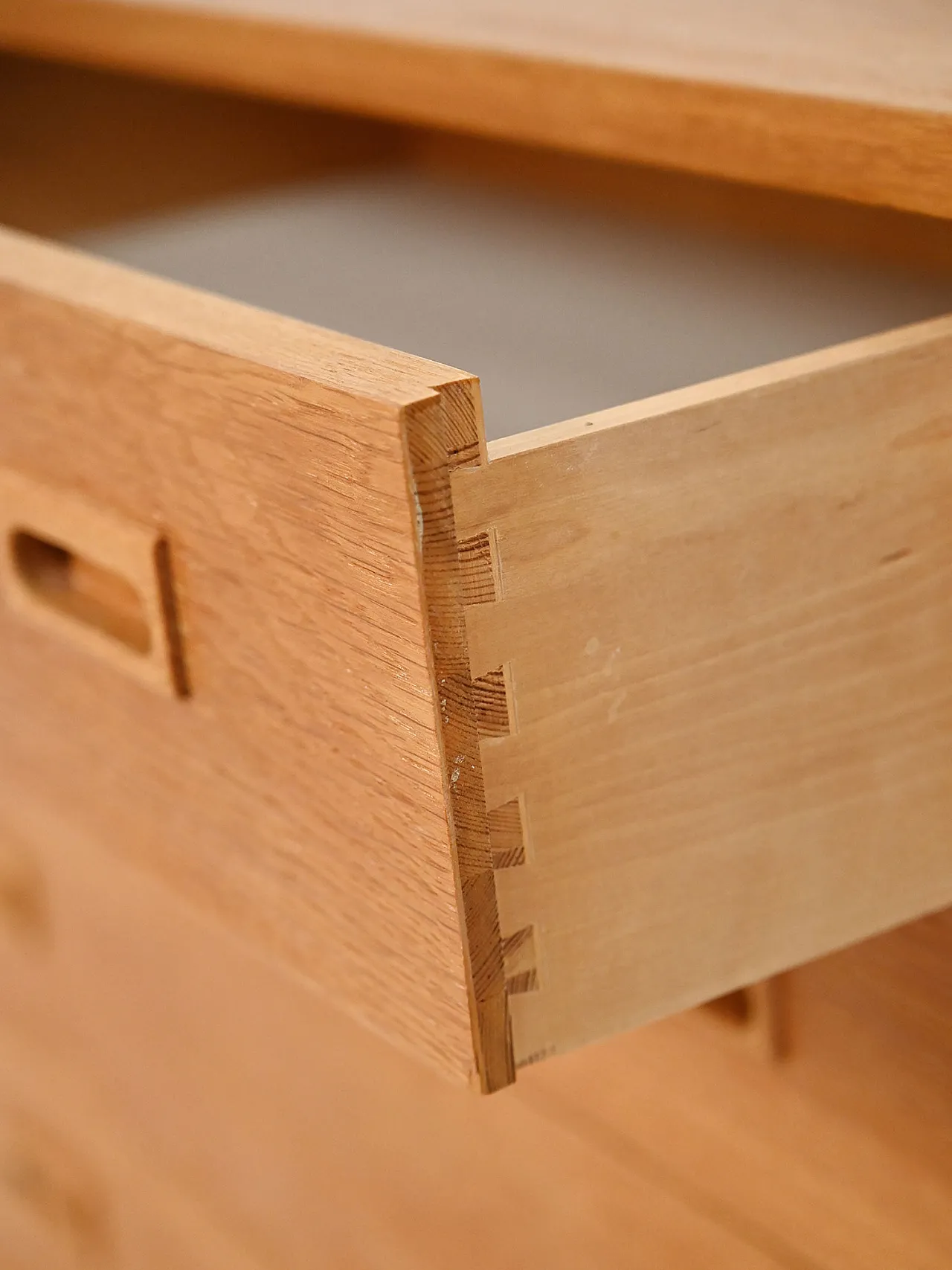 Swedish oak chest of drawers by String Design AB 6