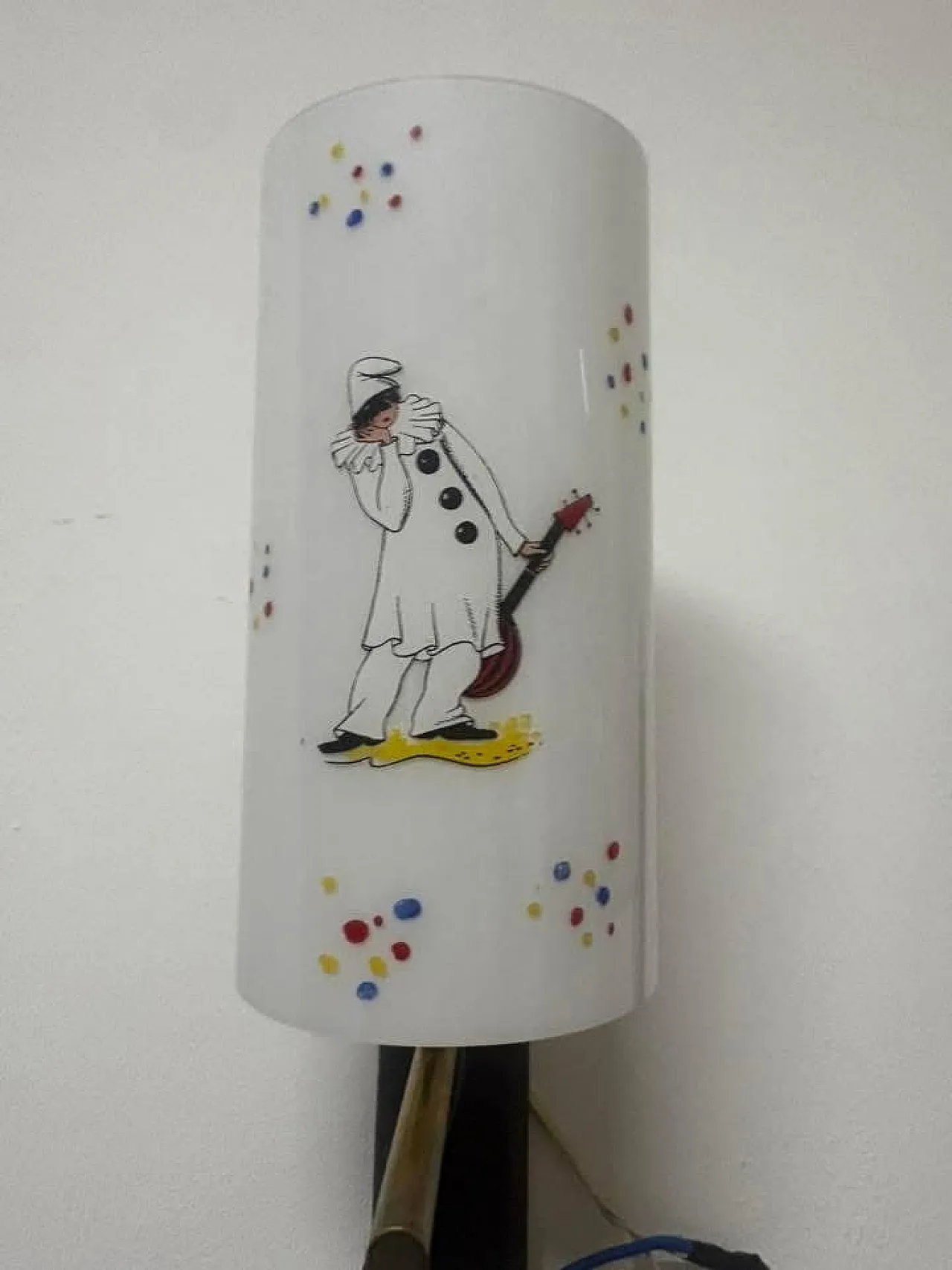 Applique con Pulcinella e Arlecchino, anni '50 10