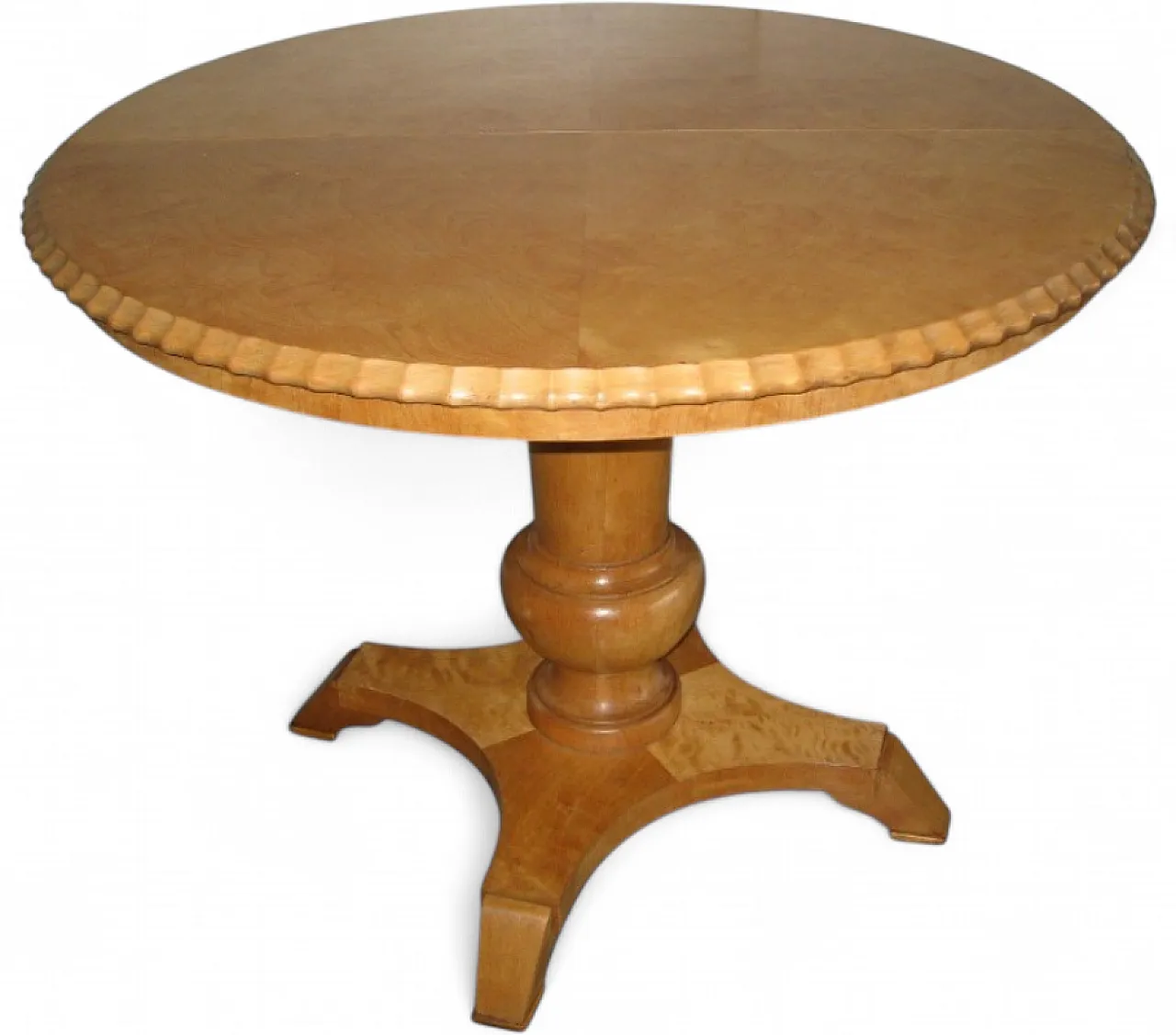 Tavolo tondo allungabile, primi '900 12