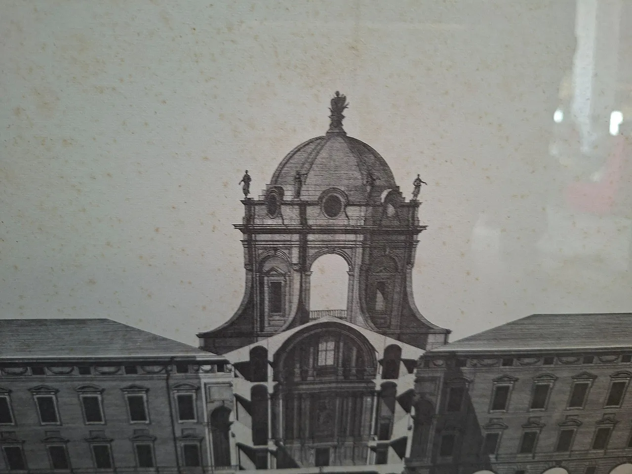 Royal Palace of Caserta, print on paper, 1950s 8
