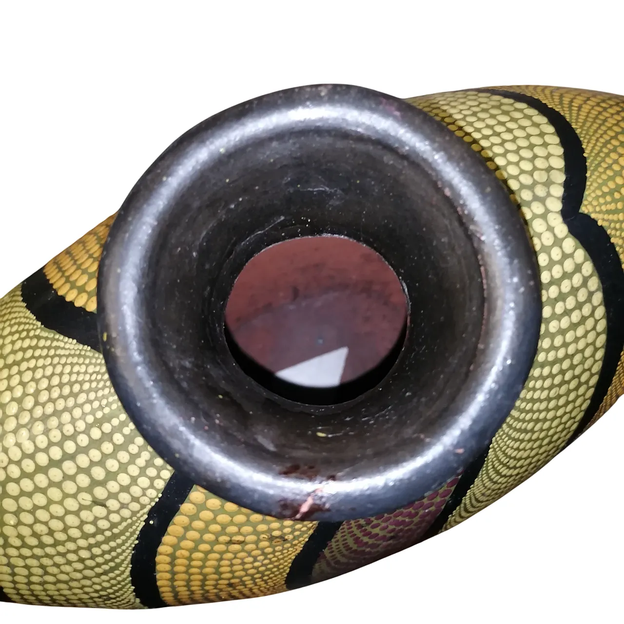 Decorative dotted vase from Bali, 2000s 1