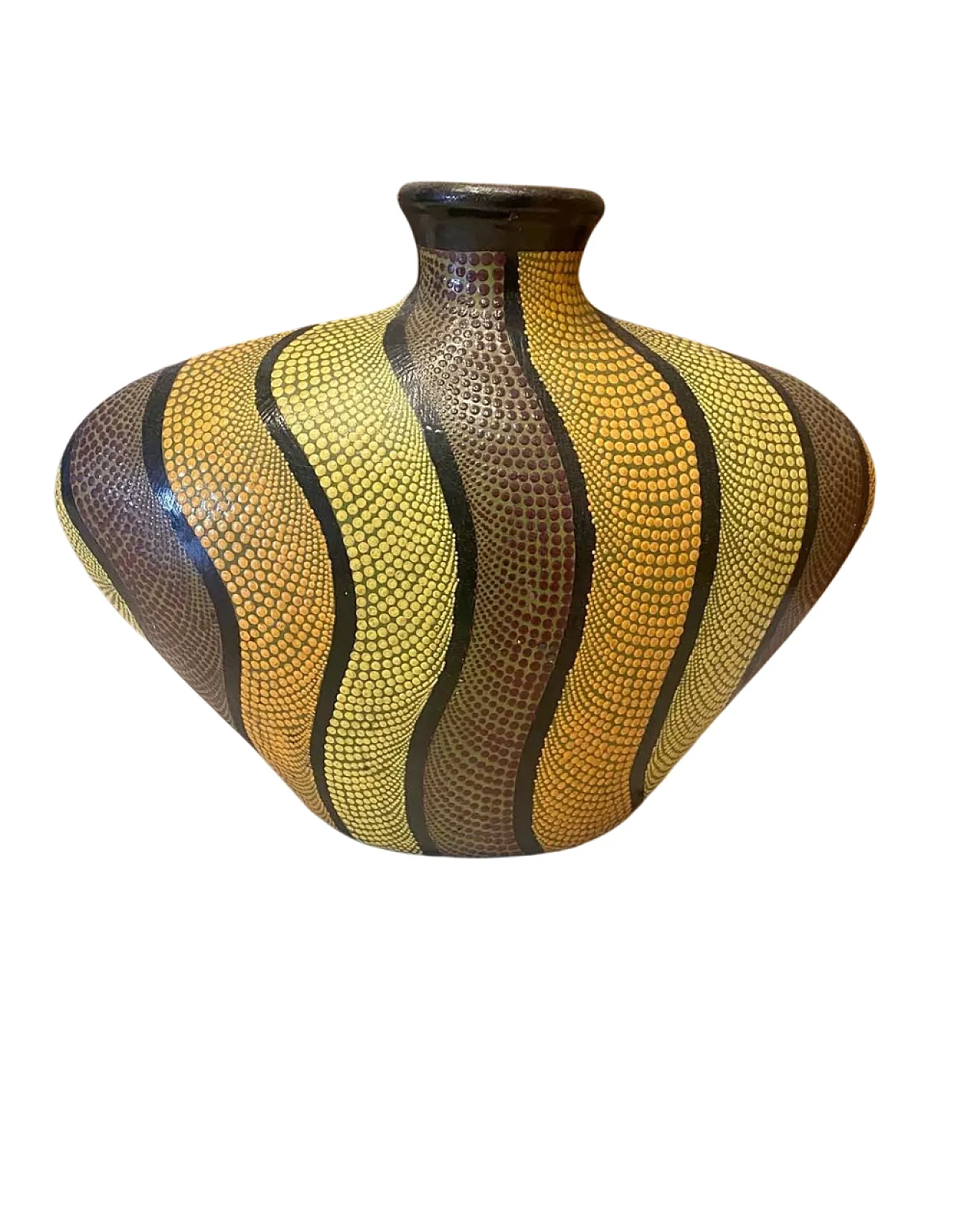 Decorative dotted vase from Bali, 2000s 2