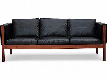 Anni '60, design danese di H.J.Wegner, divano a 3 posti modello CH 163.