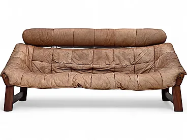 Anni '70, design norvegese di Jan Erik Lindgren, divano a 2 posti.