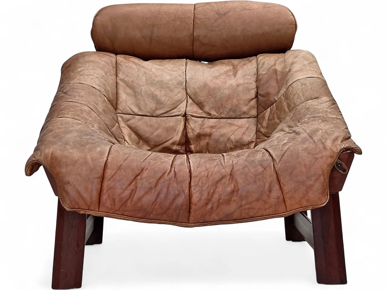 Poltrona modello Amazon norvegese di Jan Erik Lindgren, anni '70 21