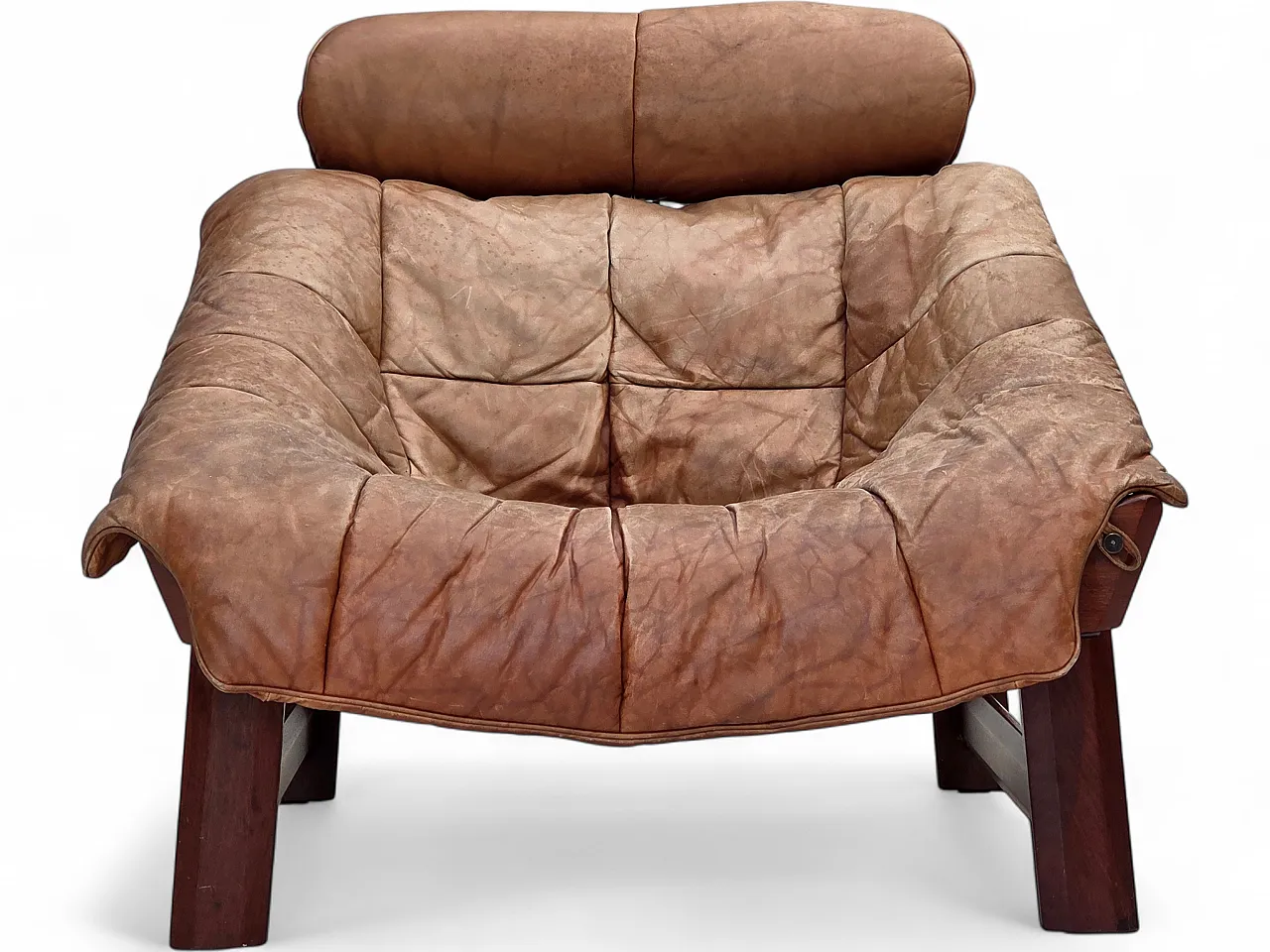 Poltrona modello Amazon norvegese di Jan Erik Lindgren, anni '70 22