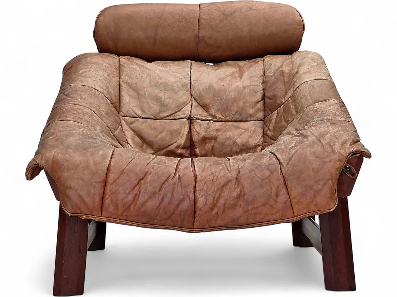 Poltrona modello Amazon norvegese di Jan Erik Lindgren, anni '70 25