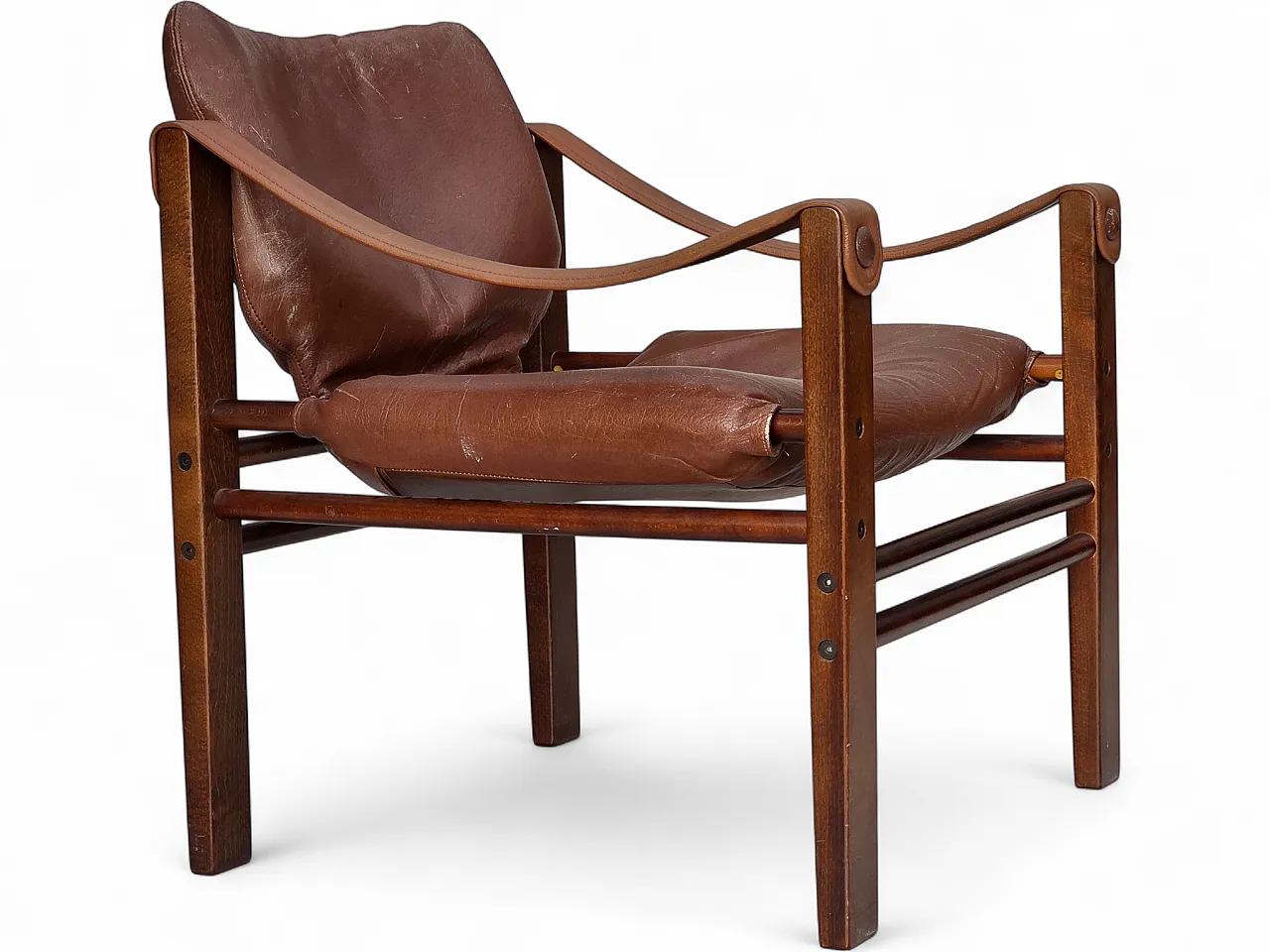 Poltrona danese modello Safari di Skippers Furniture, anni '70 19