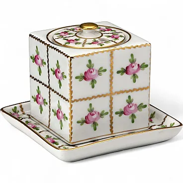 Lady's inkwell in Herend porcelain manufacture, 20th century