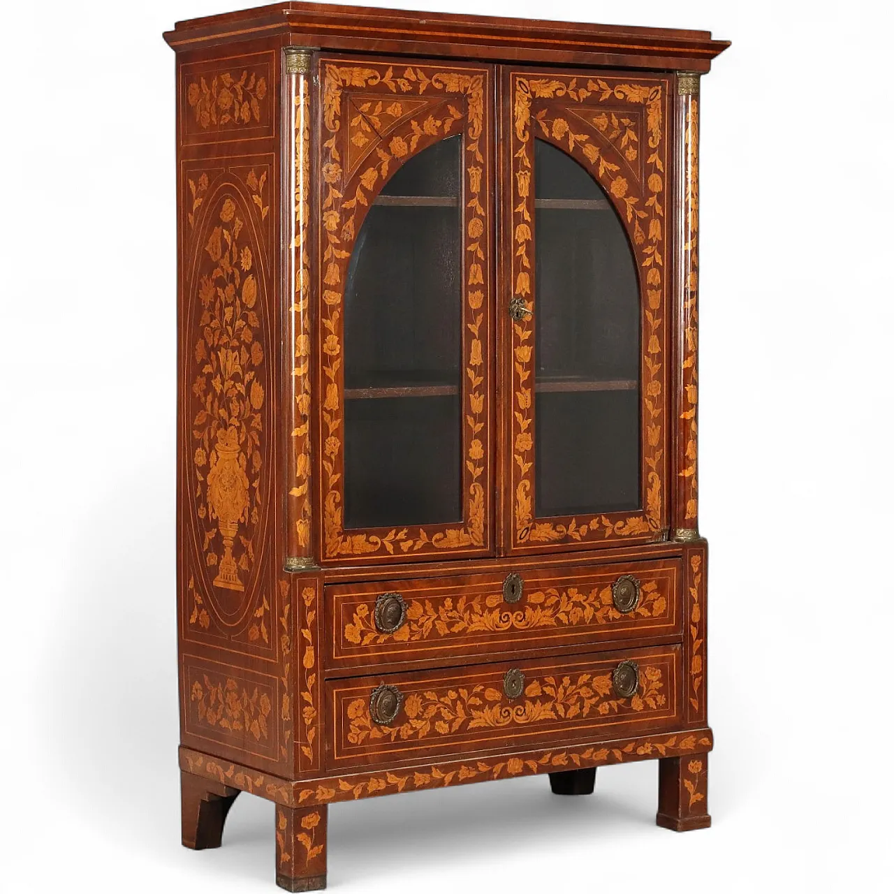 Dutch bookcase in mahogany, 19th century 11